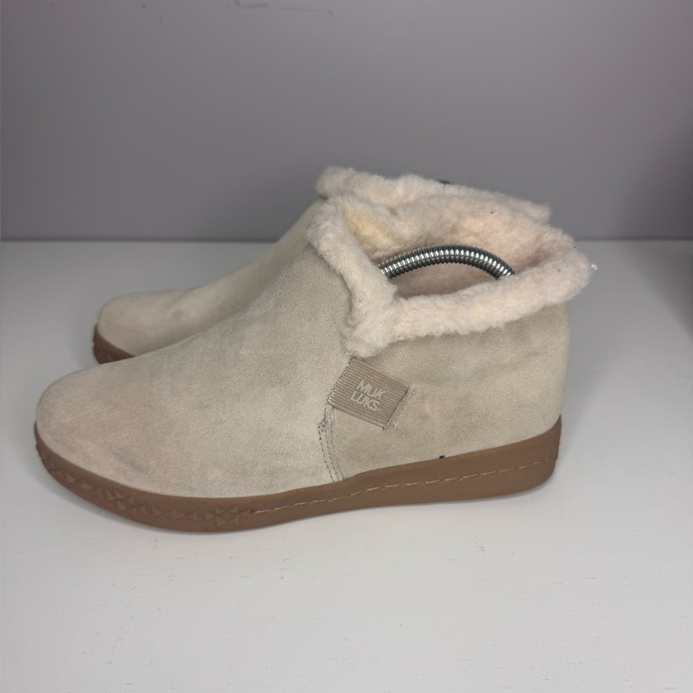 Muk Luks Stone Street West End wool-blend ankle boot